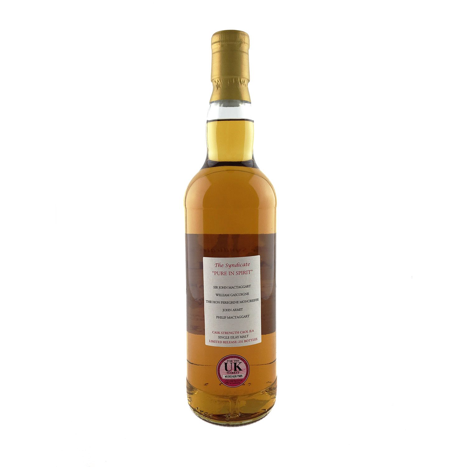 Caol Ila 20 Year Old The Syndicate 700ml 53.7% - Image 2