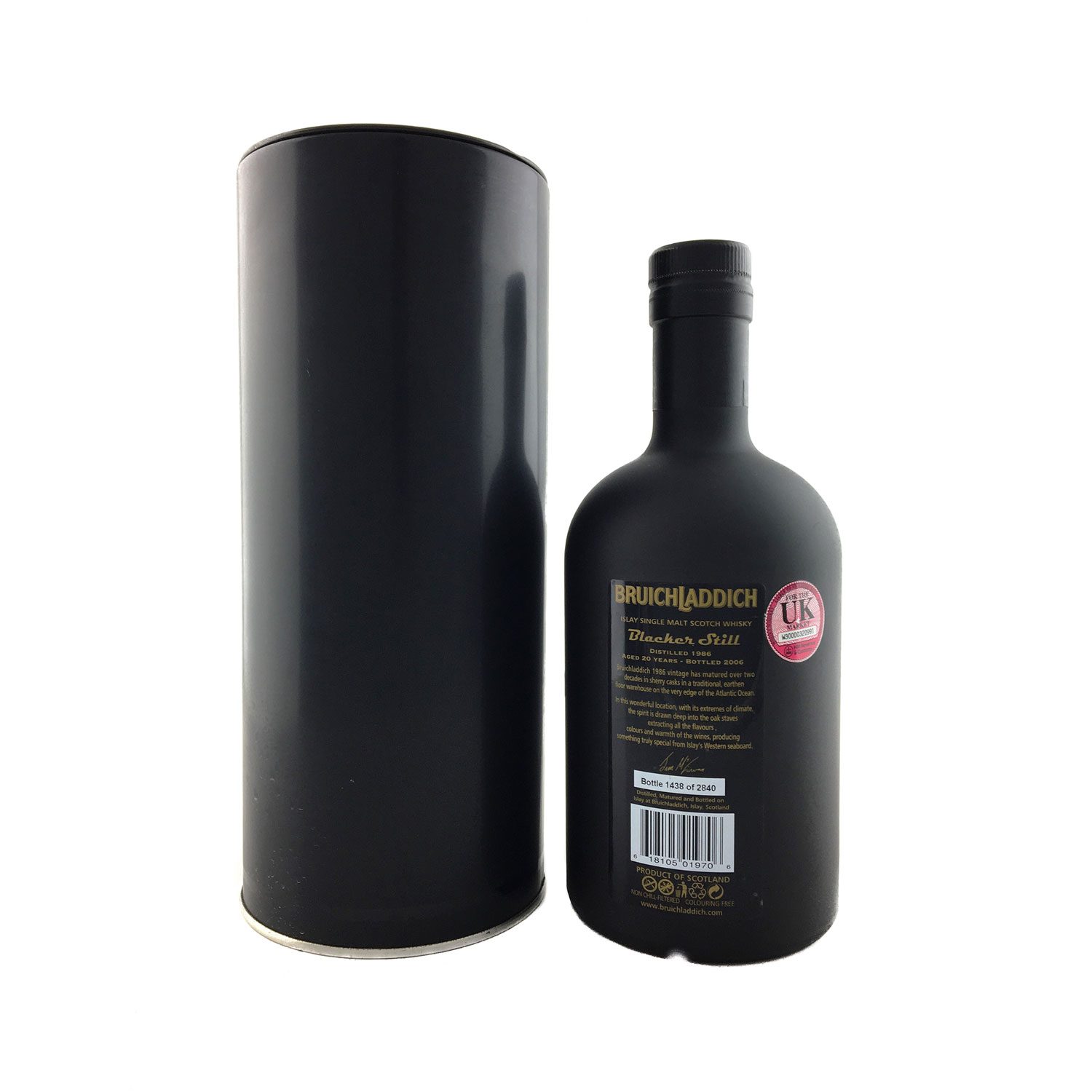 Bruichladdich 1986 Blacker Still 700ml 50.7% - Image 2