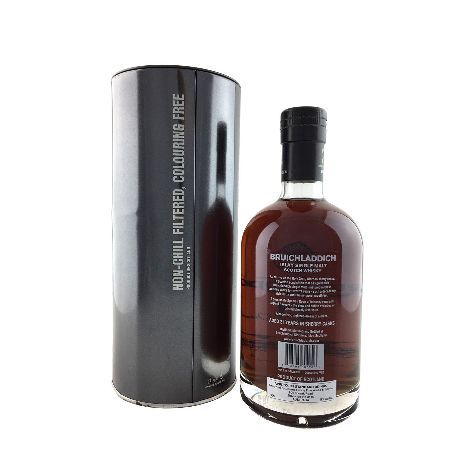 Bruichladdich 21 Year Old 700ml 46% - Image 2