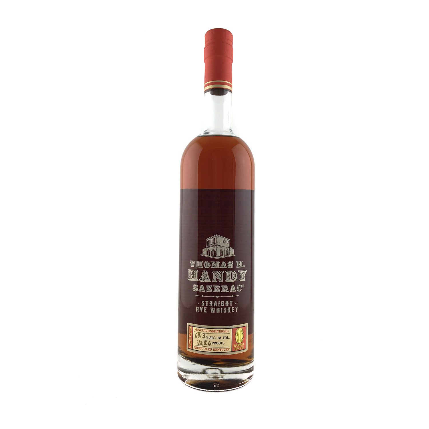2011 Thomas H Handy Sazerac Rye 750ml 128.6 Proof (64.30%)