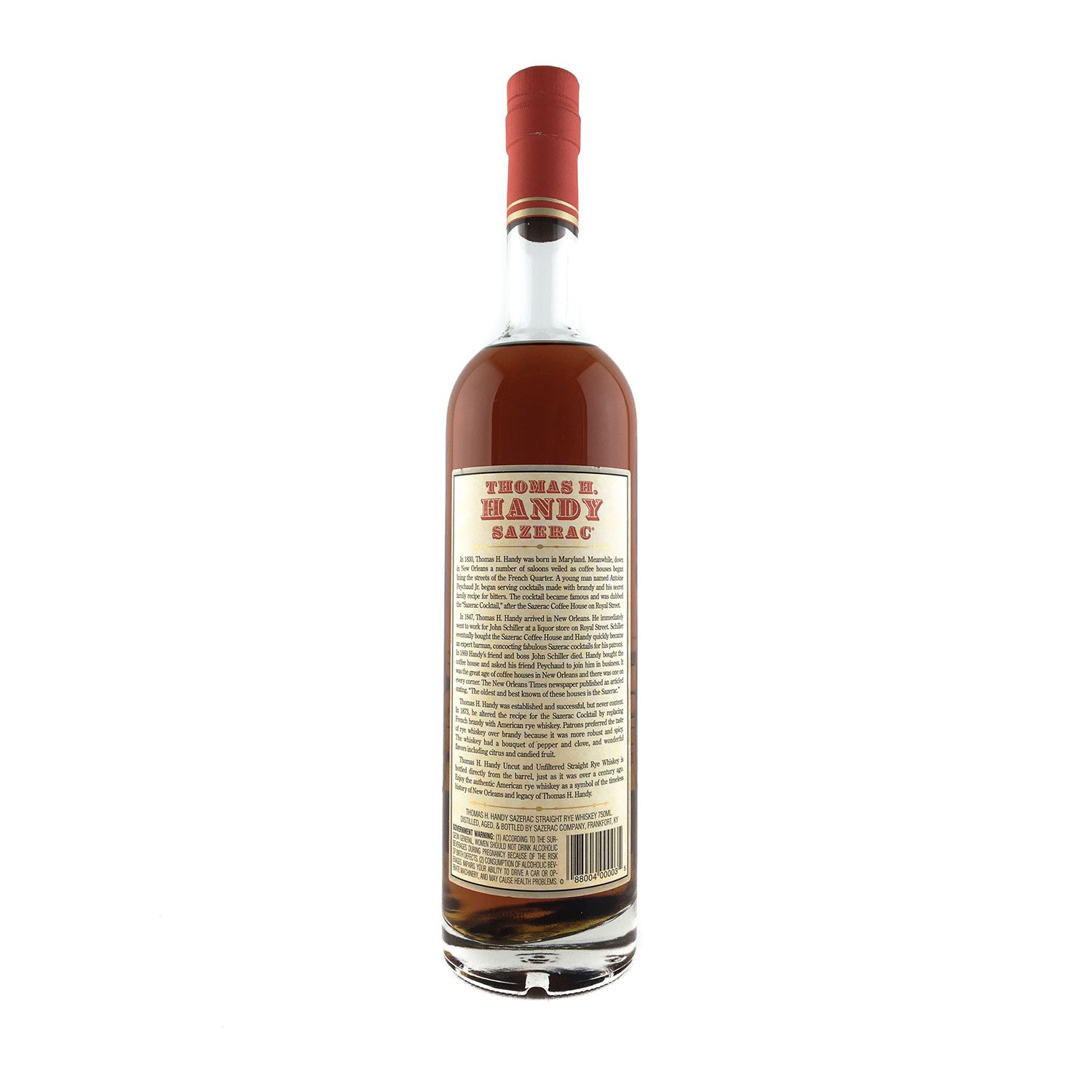 2011 Thomas H Handy Sazerac Rye 750ml 128.6 Proof (64.30%) - Image 2