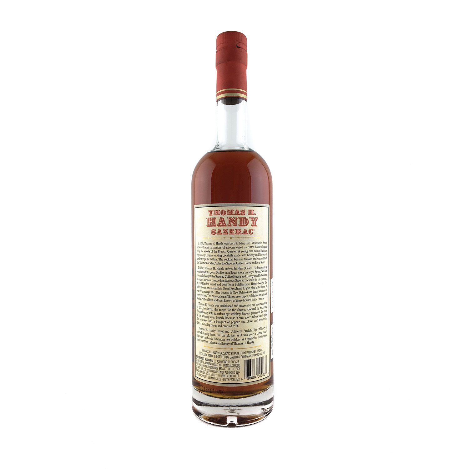 2012 Thomas H Handy Sazerac Rye 750ml 132.4 Proof (66.20%) - Image 2