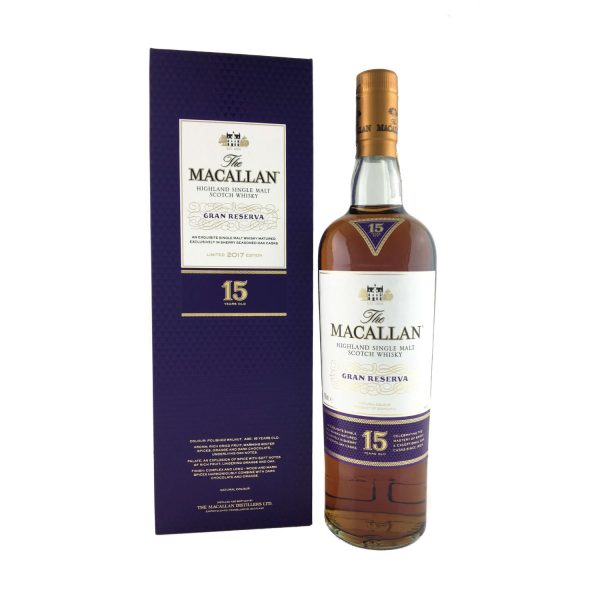 The Macallan 15 Year Old Gran Reserva 700ml 43%