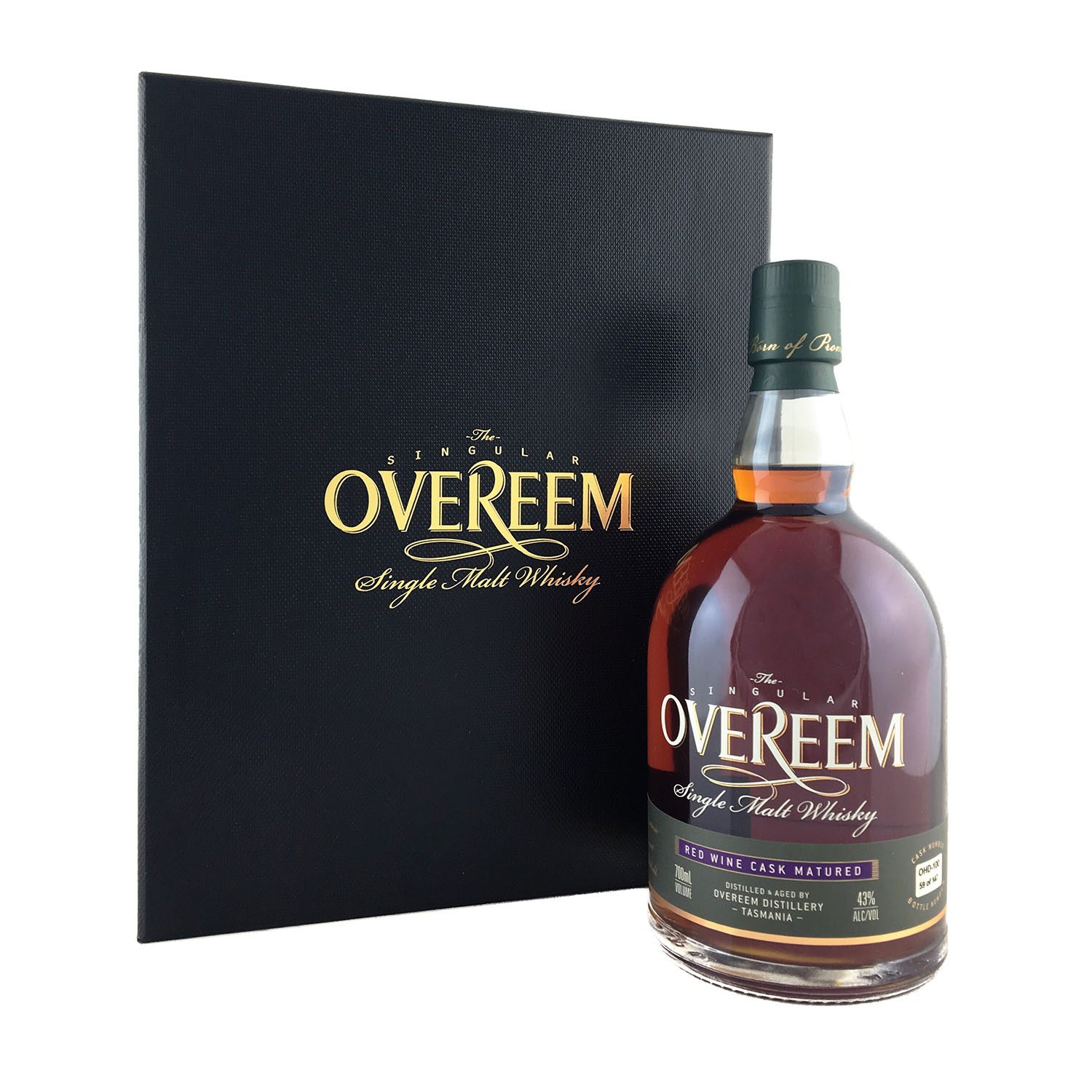 Overeem Red Wine Cask OHD-100 ‘Rare Release’ Gift Pack Whisky 700ml 43%