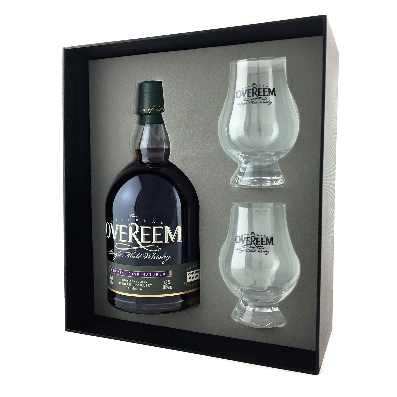 Overeem Red Wine Cask OHD-100 ‘Rare Release’ Gift Pack Whisky 700ml 43% - Image 3