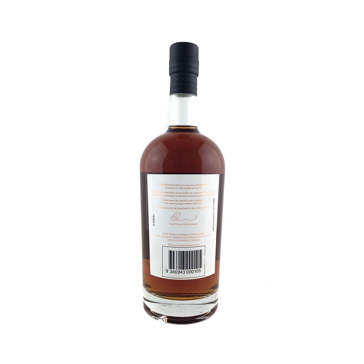 Starward New World Projects – Pedro Ximinez Cask #3 700ml 48% - Image 2