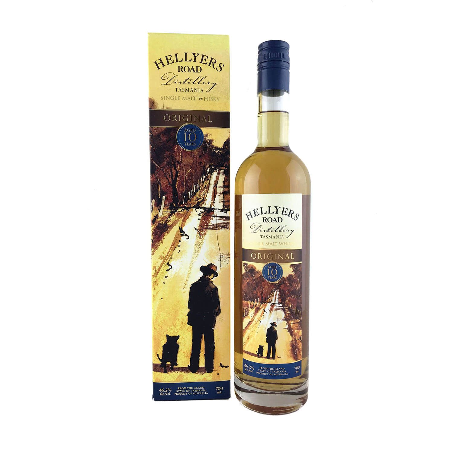 Hellyers Road 10 Year Old Original Single Malt Whisky 700ml 46.2%