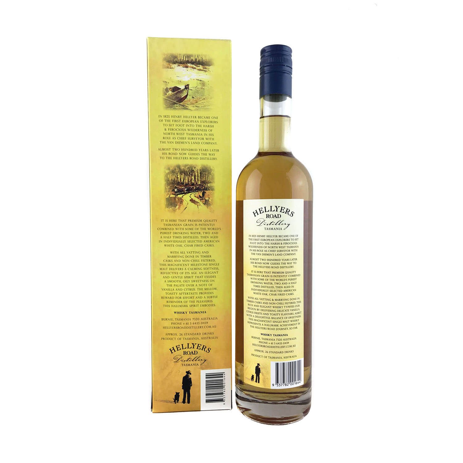 Hellyers Road 10 Year Old Original Single Malt Whisky 700ml 46.2% - Image 2