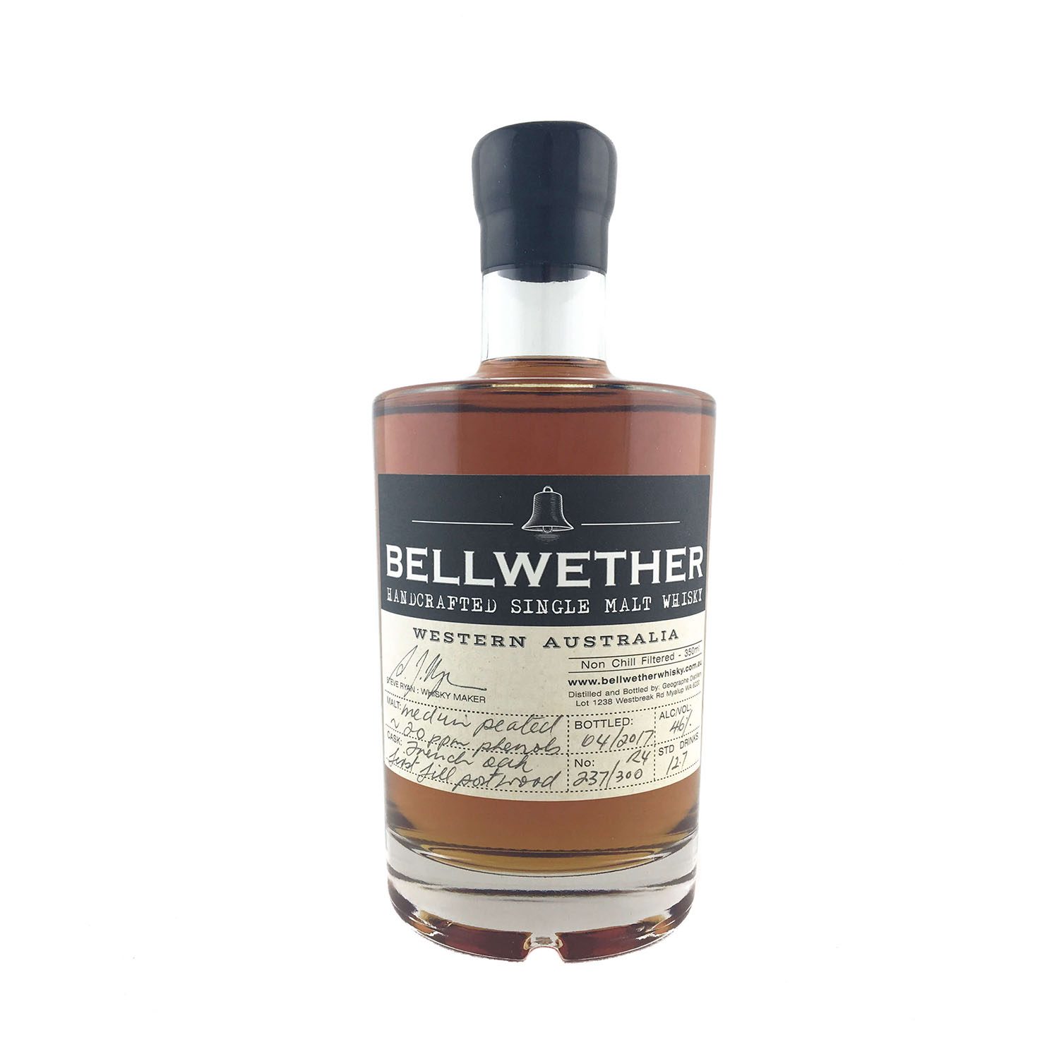 Bellwether Single Malt Whisky - Batch 4 350ml 46%