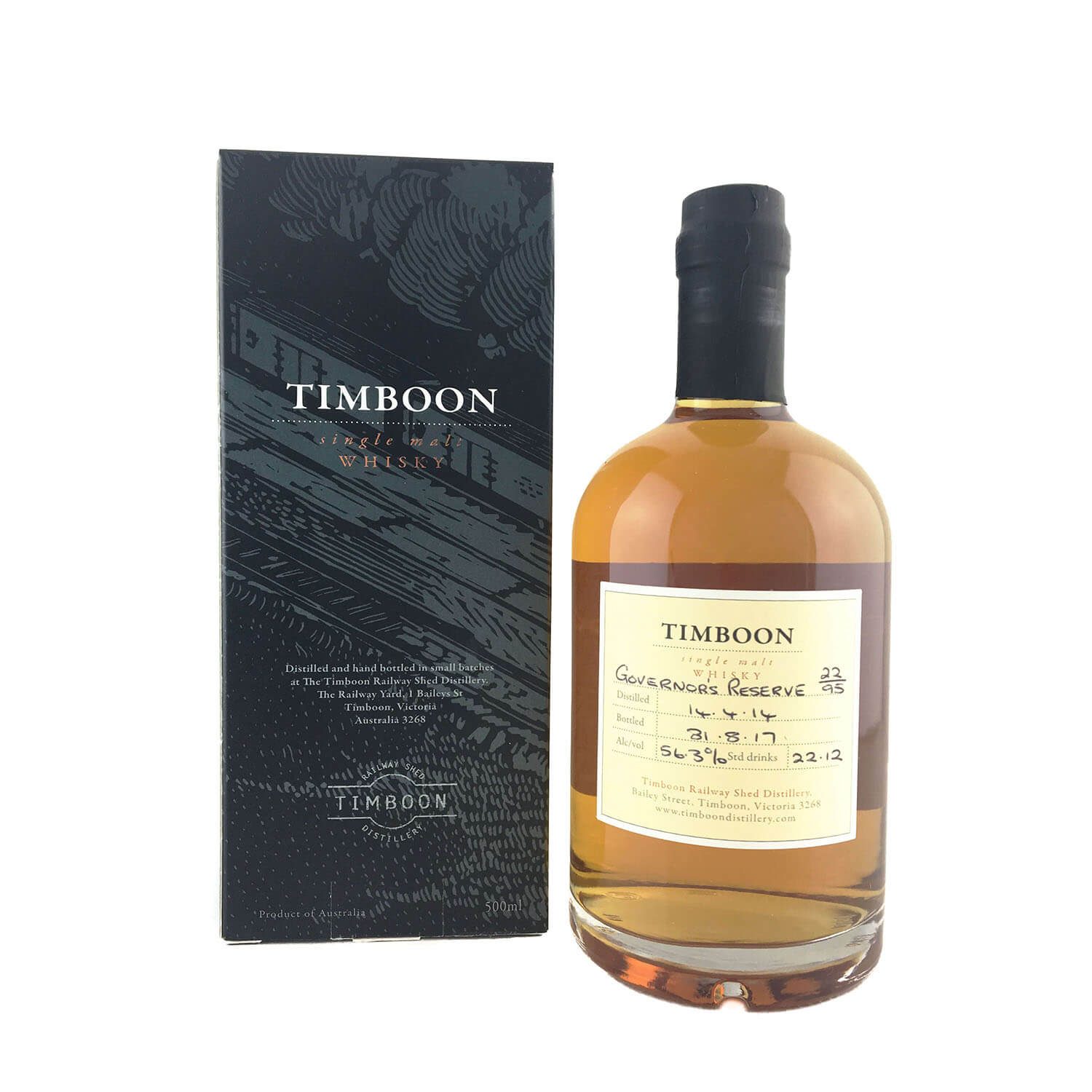 Timboon Railway Shed Governors Reserve Part 1 Australian Whisky 500ml 56.3% - Image 2
