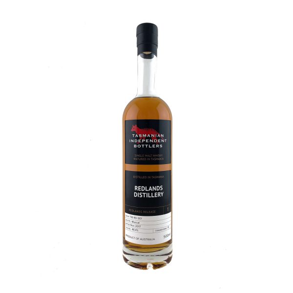 Tasmanian Independent Bottlers. TIB Cask RD 001 Muscat Cask Single Malt Whisky 500ml 48.4%