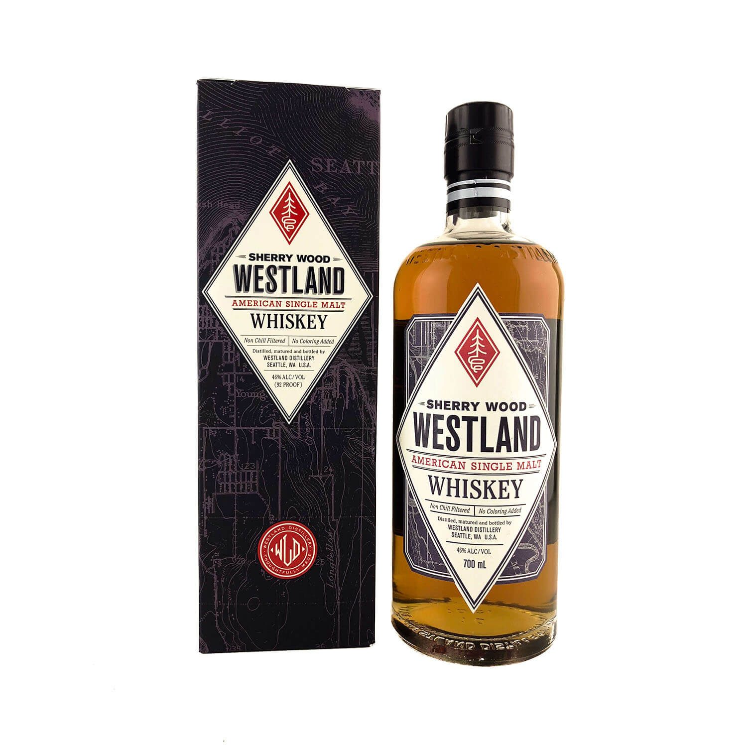 Westland Sherry Wood American Single Malt Whiskey 700ml 46%