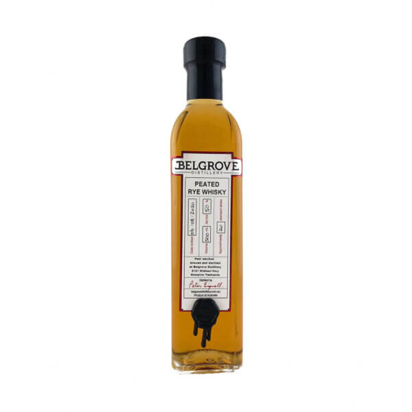 Belgrove Peated Rye Whisky 500ml 50%