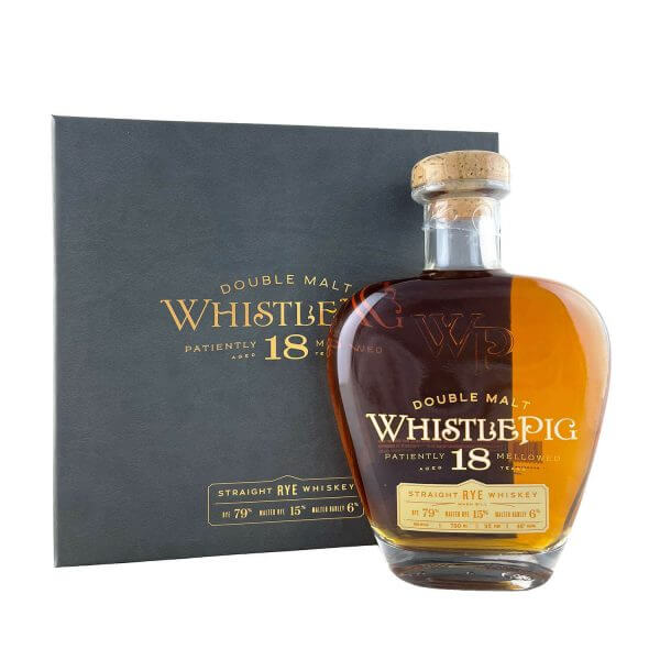 Whistlepig Double Malt 18 Year Old Rye Whiskey 1st Edition 750ml 46%