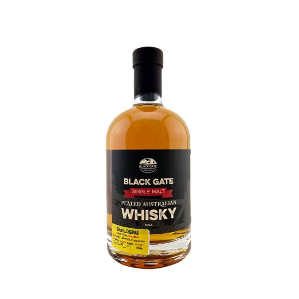 Black Gate Peated Bourbon Cask #BG095 Australian Single Malt Whisky 500ml 57.8%