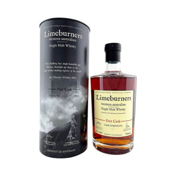 Limeburners Barrel M614 ‘Port Cask’ Cask Strength Single Malt Whisky 700ml 61%