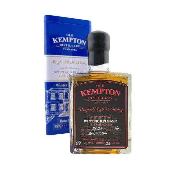 Old Kempton Distillery 2021 Winter Release Bourbon Cask 500ml 58%