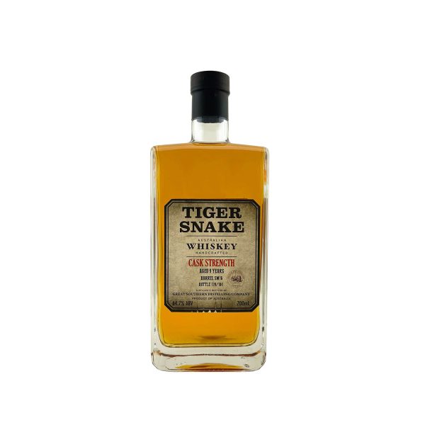 Tiger Snake Cask Strength 9 Year Old Australian Whiskey 700ml 64.7%