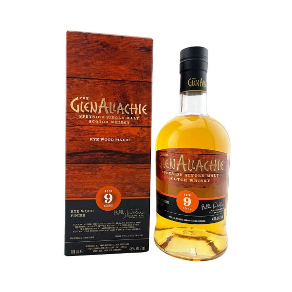 The GlenAllachie 9 Year Old Rye Wood Finish 700ml 48%