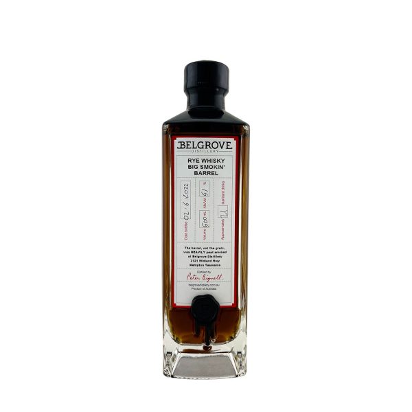Belgrove Rye Whisky ‘Big Smokin’ Barrel’ 4 Year Old 500ml 51%