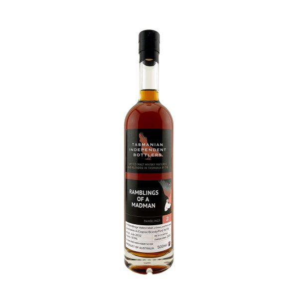 Tasmanian Independent Bottlers. TIB ‘Ramblings of a Madman 2’ Vatted Malt 500ml 51.9%