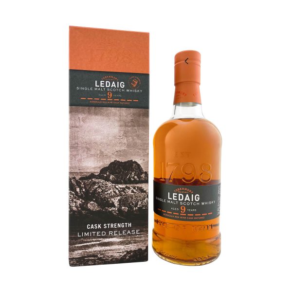 Ledaig 9 Year Old 2012 ‘Cask Strength’ Peated Single Malt Whisky 700ml 56.8%