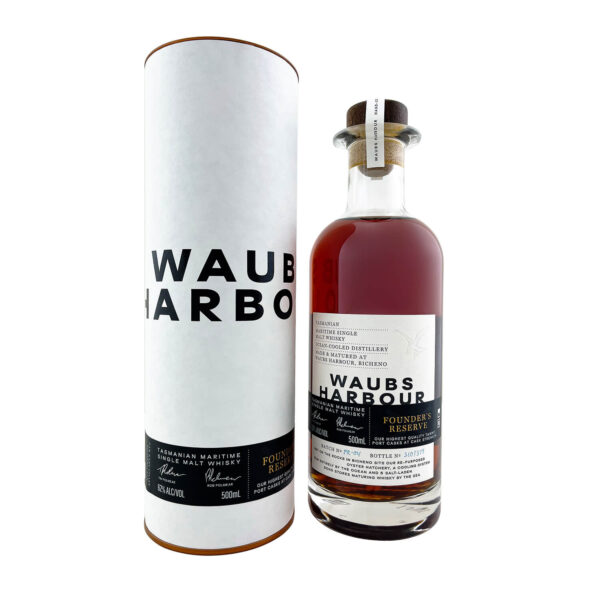 Waubs Harbour Distillery ‘Founders Reserve’ Batch FR-04 Cask Strength Single Malt Whisky 500ml 62%