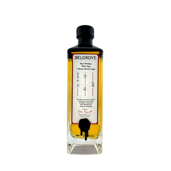 Belgrove Rye Whisky ‘T-Bone Stout Cask’ 500ml 57%