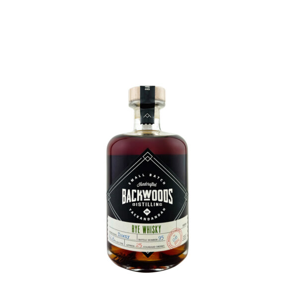 Backwoods Distilling Co. Batch #8 Tawny Cask Rye Whisky 500ml 62.8%