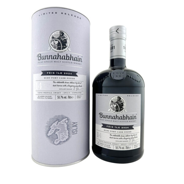 Bunnahabhain Ruby Port Cask Finish 2024 Feis Ile Edition 700ml 58.7%