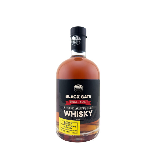 Black Gate Tawny Cask #BG077 Australian Single Malt Whisky 500ml 46.2%