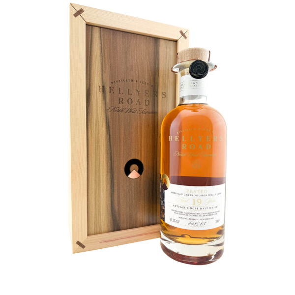 Hellyers Road 19 Year Old Peated Cask Strength, Bourbon Cask Matured 700ml 61.3%