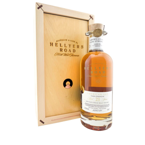 Hellyers Road 21 Year American Oak Matured Cask Strength, Single Cask 700ml 55.9%