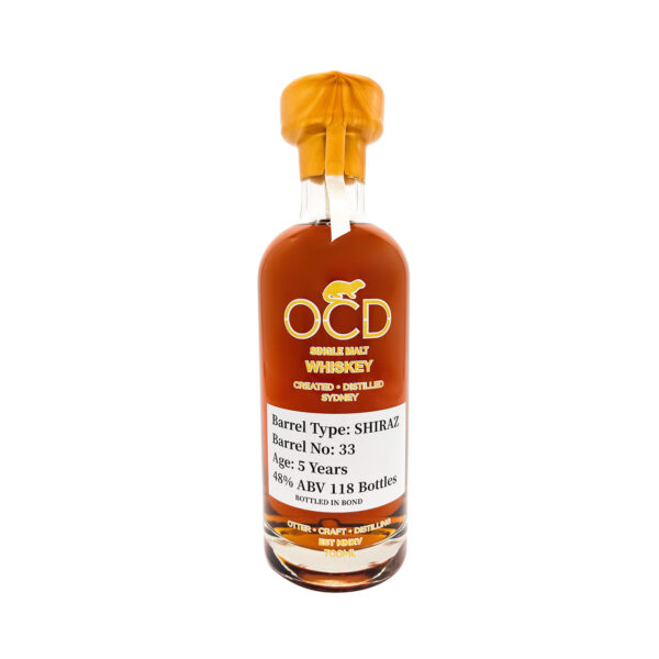 OCD French Oak Ex-Shiraz Cask Single Malt Whiskey 700ml 48%