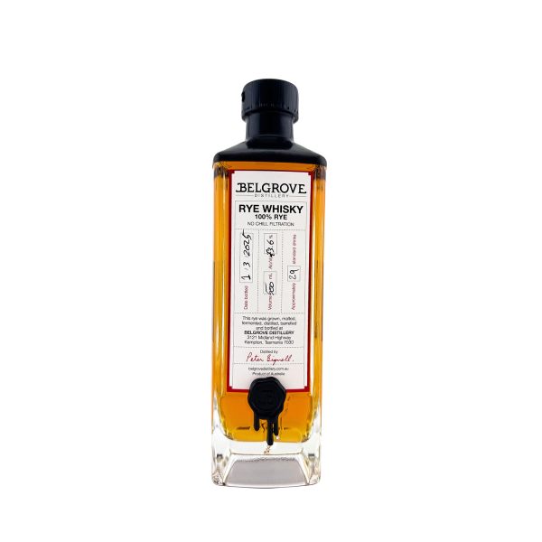 Belgrove 100% Rye Cask Strength Whisky Special Release 500ml 73.6%