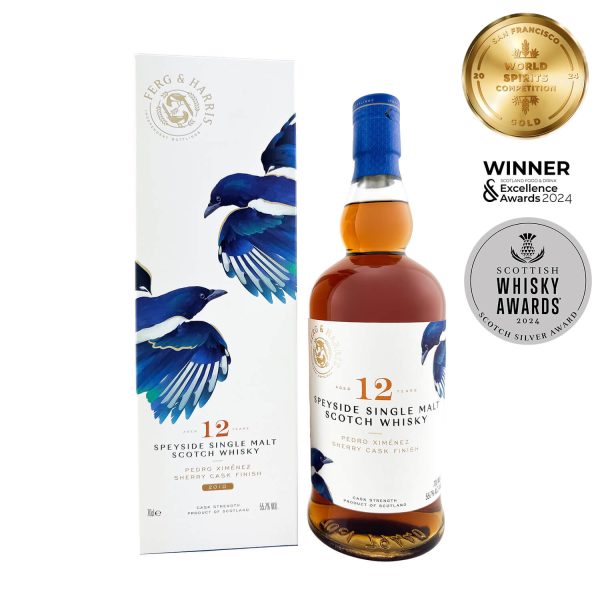 Ferg & Harris 12 Year Old Secret Speyside PX Sherry Finish 700ml 55.7%