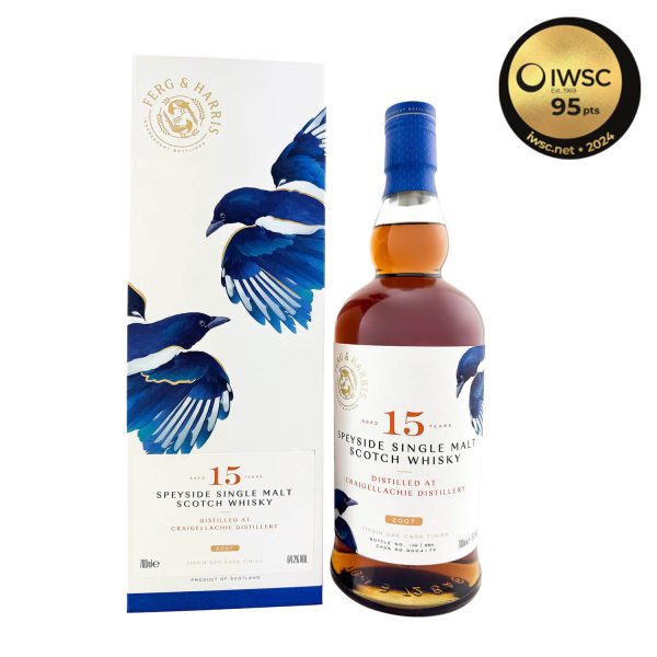 Ferg & Harris 15 Year Old Craigellachie Virgin Oak Finish 700ml 64.2%