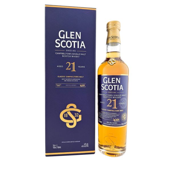 Glen Scotia 21 Year Old Single Malt Whisky 700ml 46%